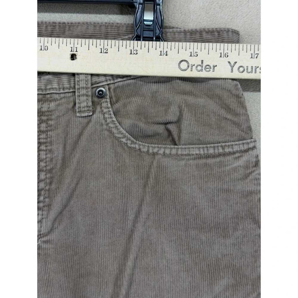 J Crew‎ 770 Corduroy Pants Tan Brown Straight Fit Mens Size 32x30
